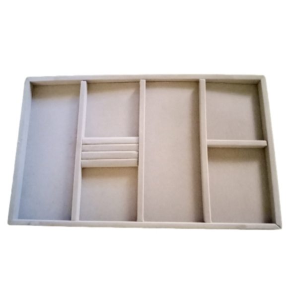 Vintage Jewelry Large Gray Jewelry Box Store Watch